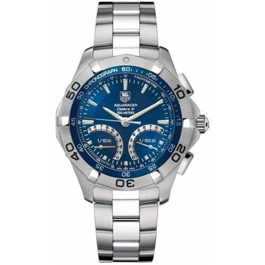 TAG Heuer CAF7012.BA0815 : Aquaracer 300M Calibre S 43 Stainless Steel / Blue / Bracelet