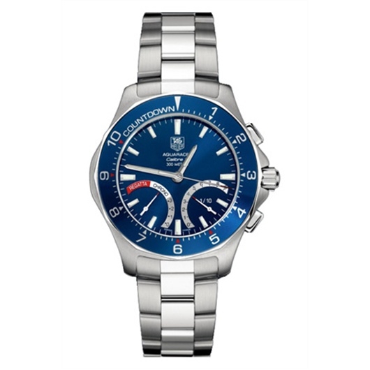 TAG Heuer CAF7110.BA0803 : Aquaracer 300M Calibre S Regatta 43 Stainless Steel / Blue / Bracelet