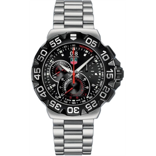TAG Heuer CAH1010.BA0860 : Formula 1 Quartz Chronograph Big Date 44 Stainless Steel / Black / Bracelet