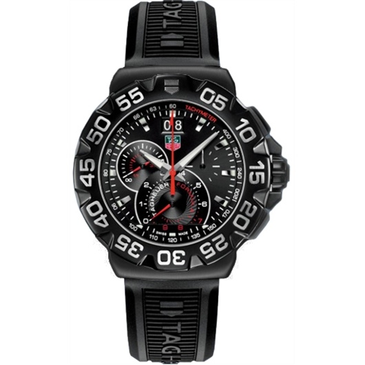 TAG Heuer CAH1012.BT0717 : Formula 1 Quartz Chronograph Big Date 44 Titanium PVD / Black / Rubber