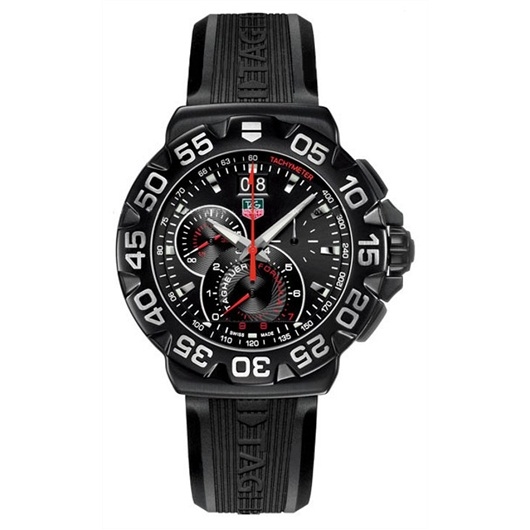TAG Heuer CAH1012.FT6026 : Formula 1 Quartz Chronograph Big Date 44 Titanium PVD / Black / Rubber