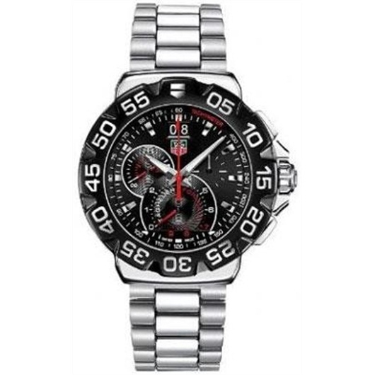 TAG Heuer CAH1015.BA0855 : Formula 1 Quartz Chronograph Big Date 44 Stainless Steel / Black / Bracelet