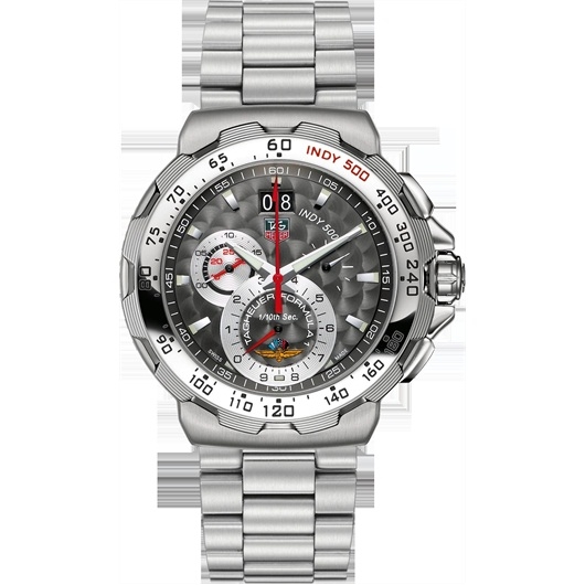 TAG Heuer CAH101A.BA0860 : Formula 1 Quartz Chronograph Big Date 44 Stainless Steel / Indy 500 / Bracelet