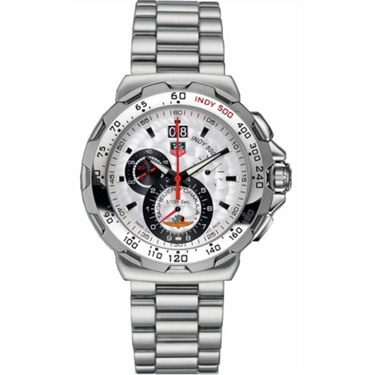 TAG Heuer CAH101B.BA0854 : Formula 1 Quartz Chronograph Big Date 44 Stainless Steel / Indy 500 / Bracelet