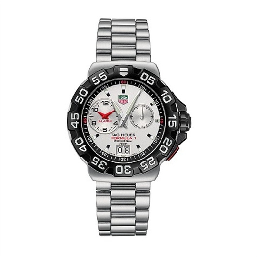 TAG Heuer CAH1111.BA0850 : Formula 1 Quartz Alarm 41 Stainless Steel / Silver / Bracelet