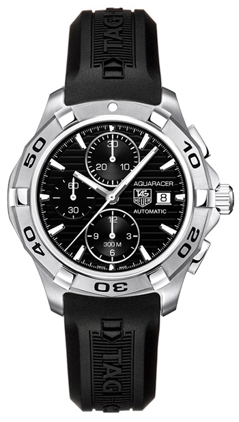 TAG Heuer CAP2110.FT6028 : Aquaracer 300M Calibre 16 42 Stainless Steel / Black / Rubber