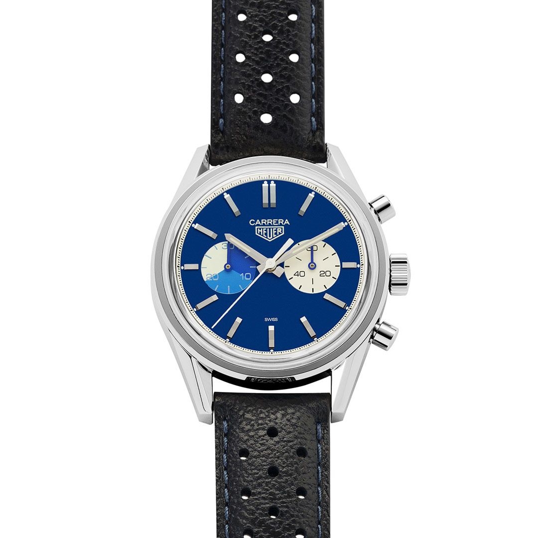 TAG Heuer CAR221C : Carrera Calibre 18 41 Stainless Steel / The Rake & Revolution Blue Dreamer