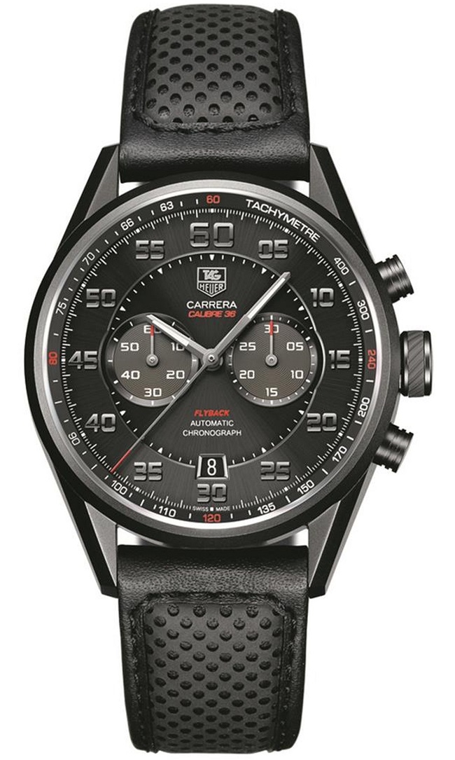 TAG Heuer CAR2B80.FC6325 : Carrera Calibre 36 Flyback Titanium / Black / Racing