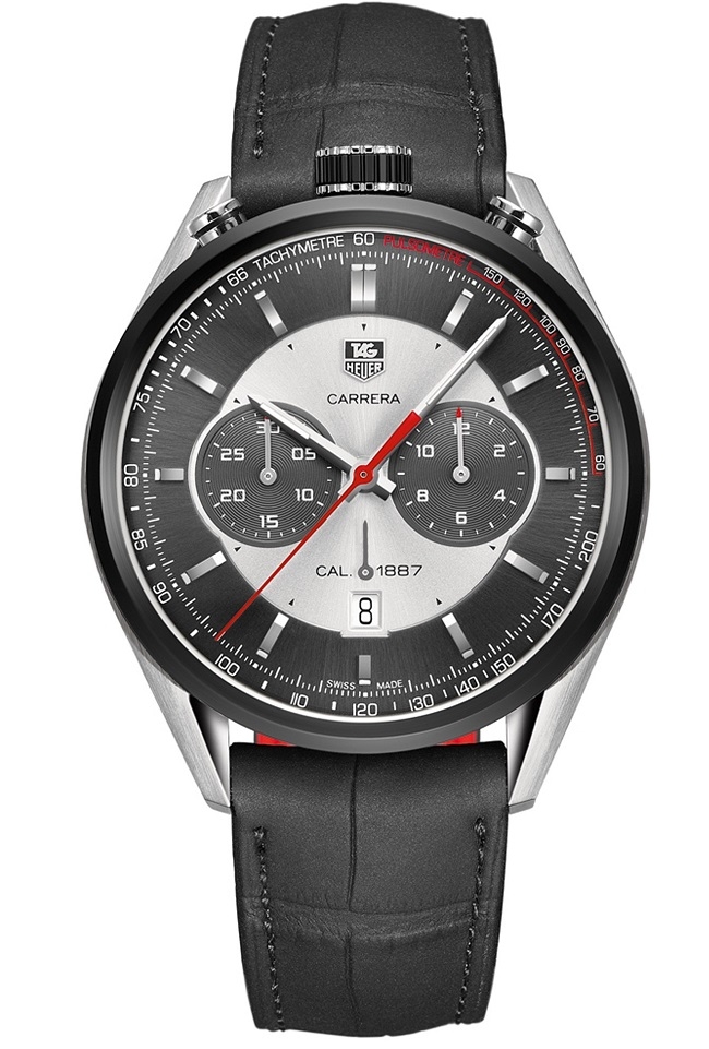TAG Heuer CAR2C11.FC6327 : Carrera Calibre 1887 45  Bullhead Stainless Steel / Titanium /Jack Heuer