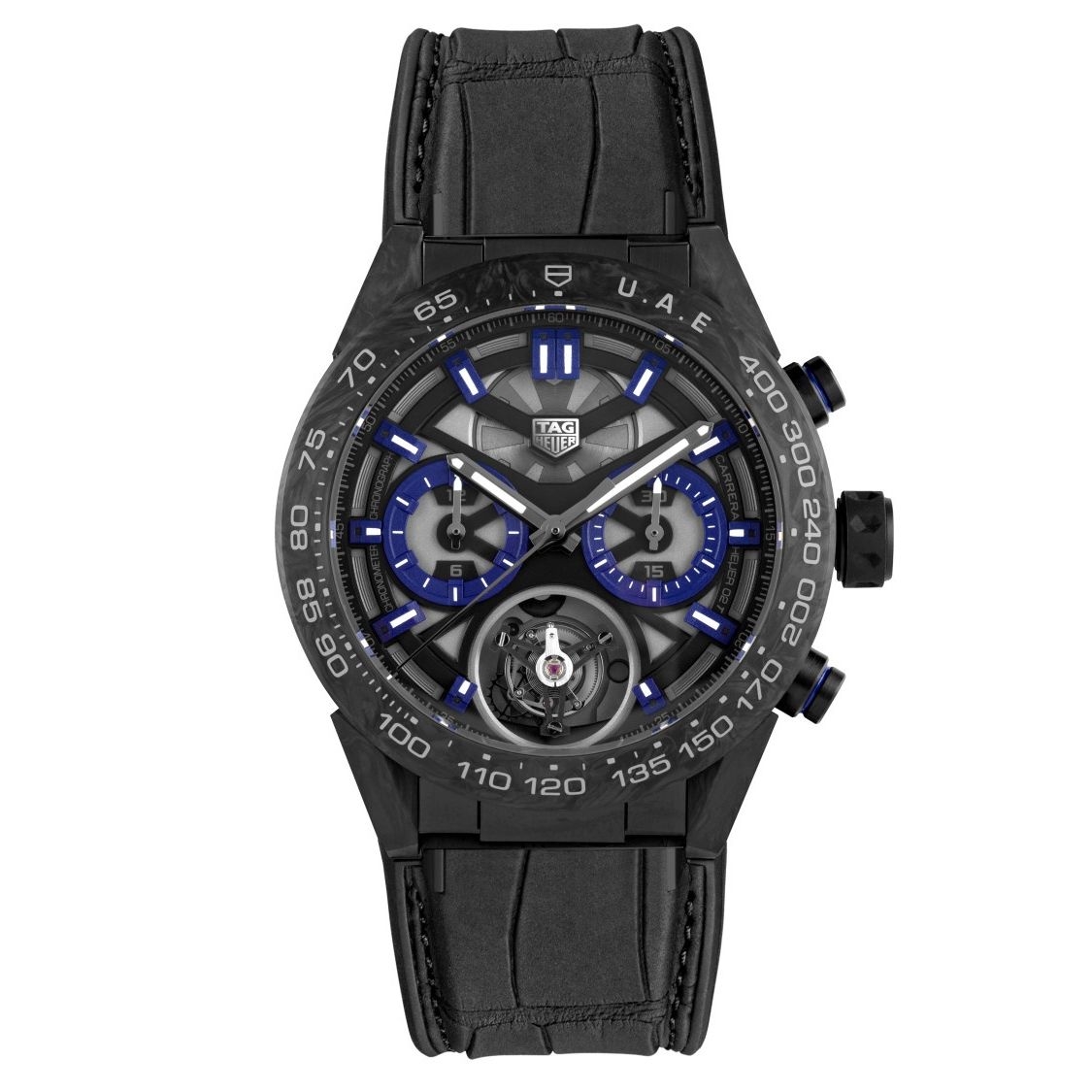 TAG Heuer CAR5A8AJ.FC6415 : Carrera Calibre Heuer 02T 45 Chronograph Tourbillon Dubai Skyline