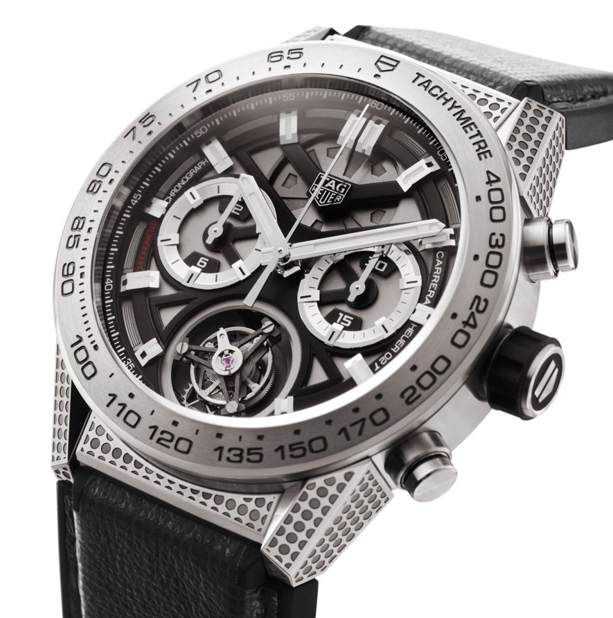 TAG Heuer CAR5A8M.FT6166 : Carrera Calibre Heuer 02T 45 Chronograph Tourbillon Sincere