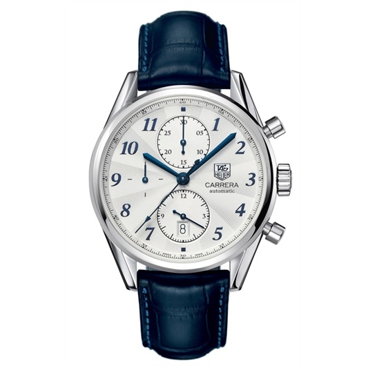 TAG Heuer CAS2111.FC6292 : Carrera Calibre 16 41 Heritage Stainless Steel / Silver / Alligator