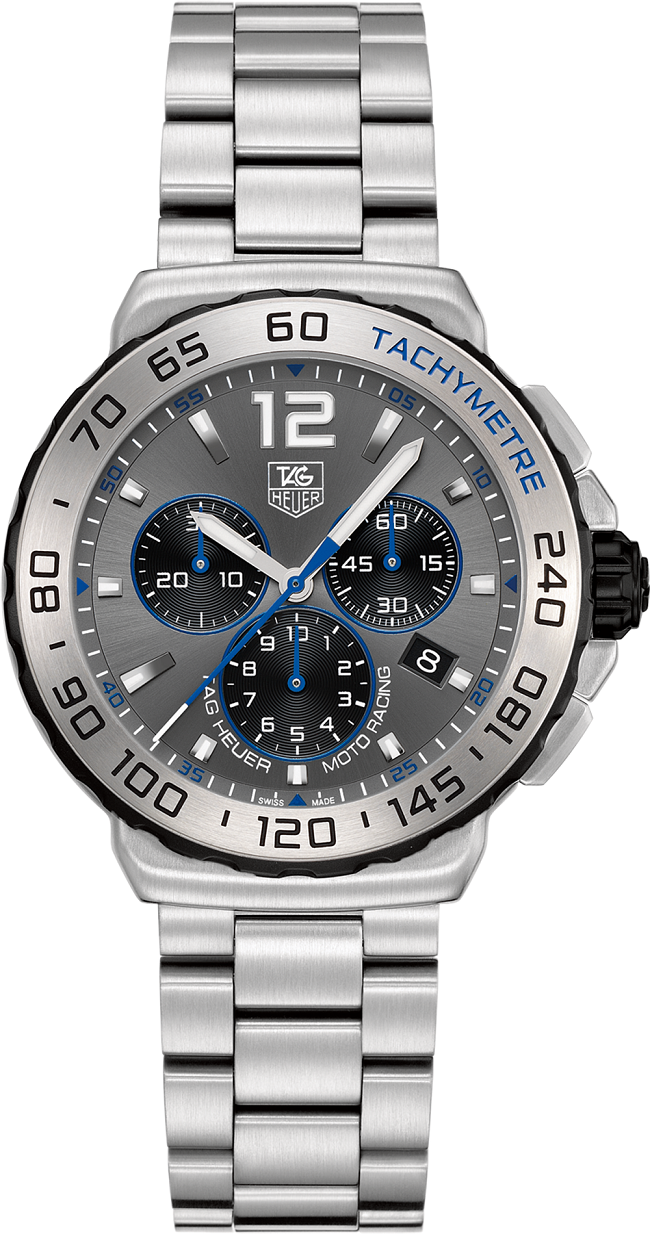 TAG Heuer CAU1119.BA0858 : Formula 1 Quartz Chronograph 42 Stainless Steel / Grey / Bracelet