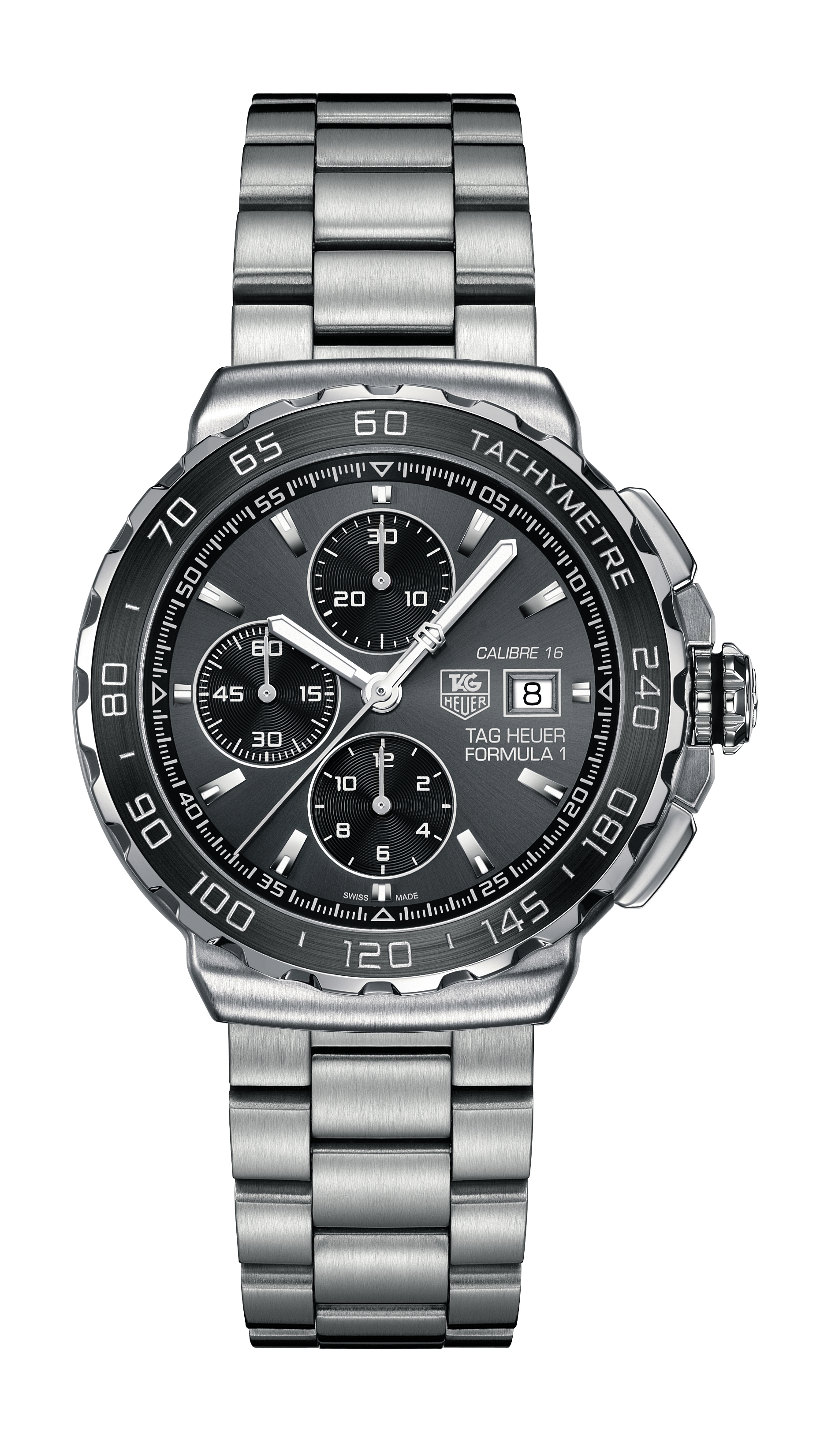 TAG Heuer CAU2010.BA0874 : Formula 1 Calibre 16 44 Stainless Steel / Grey / Bracelet