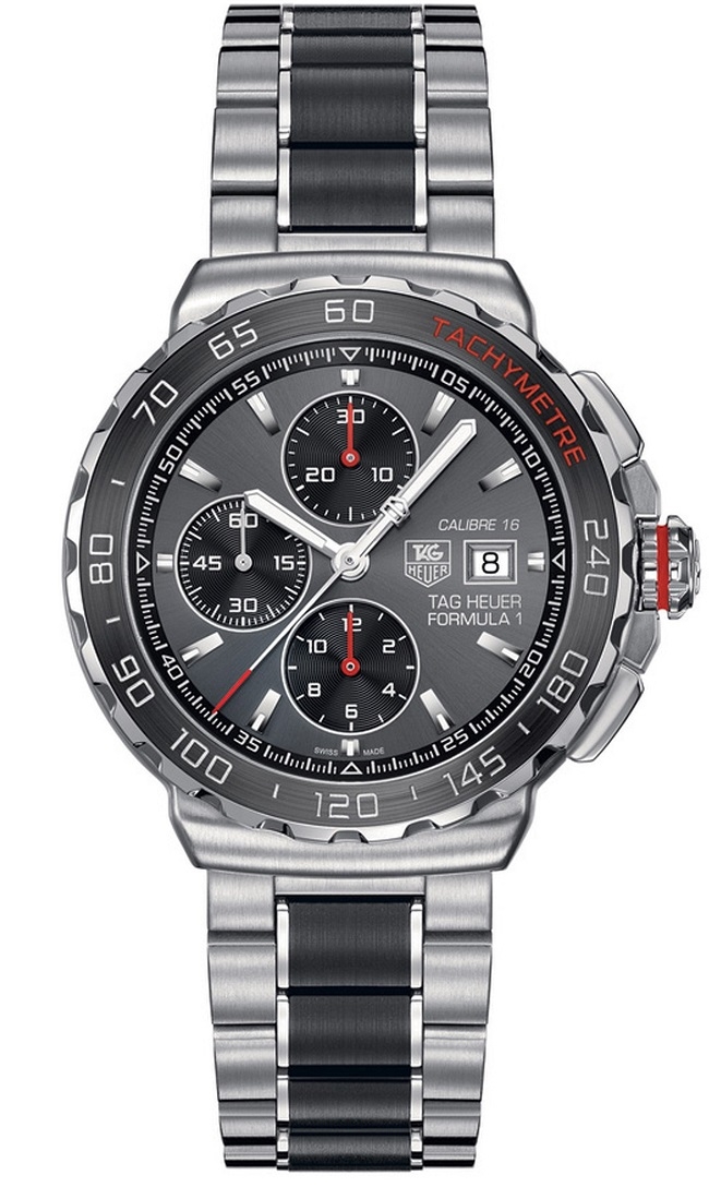 TAG Heuer CAU2011.BA0873 : Formula 1 Calibre 16 44 Stainless Steel / Grey / Bracelet