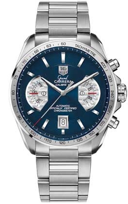 TAG Heuer CAV511F.BA0902 : Grand Carrera Calibre 17 RS 43 Stainless Steel / Blue / Japan