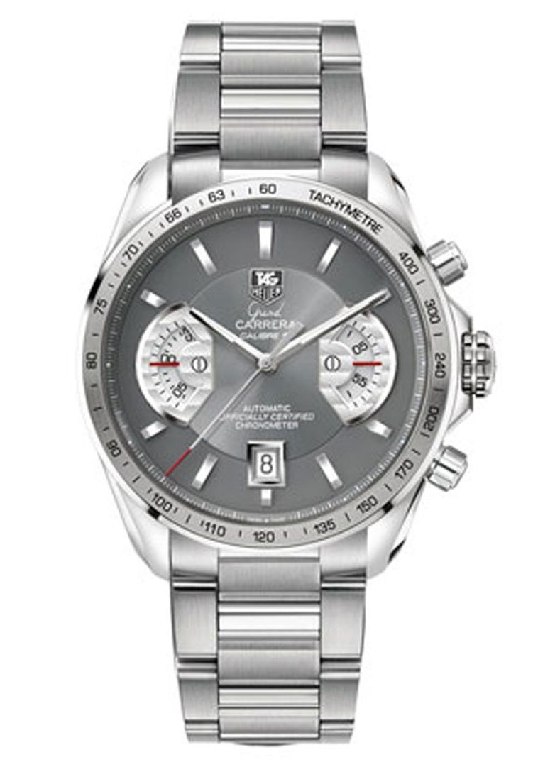 TAG Heuer CAV511J.BA0902 : Grand Carrera Calibre 17 RS 43 Stainless Steel / Grey / Europe