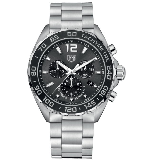 TAG Heuer CAZ1011.BA0842 : Formula 1 Chronograph Quartz 43 Stainless Steel / Grey / Bracelet