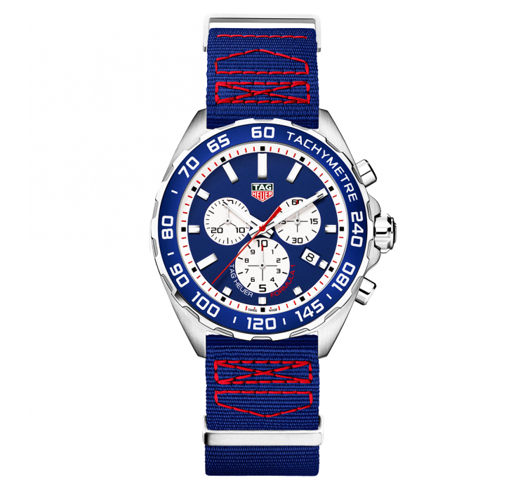TAG Heuer CAZ1018.FC8213 : Formula 1 Chronograph Quartz 43 Stainless Steel / Red Bull / NATO