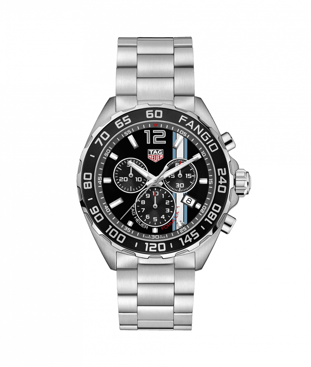 TAG Heuer CAZ101H.BA0842 : Formula 1 Chronograph Quartz 43 Stainless Steel / Fangio / Bracelet