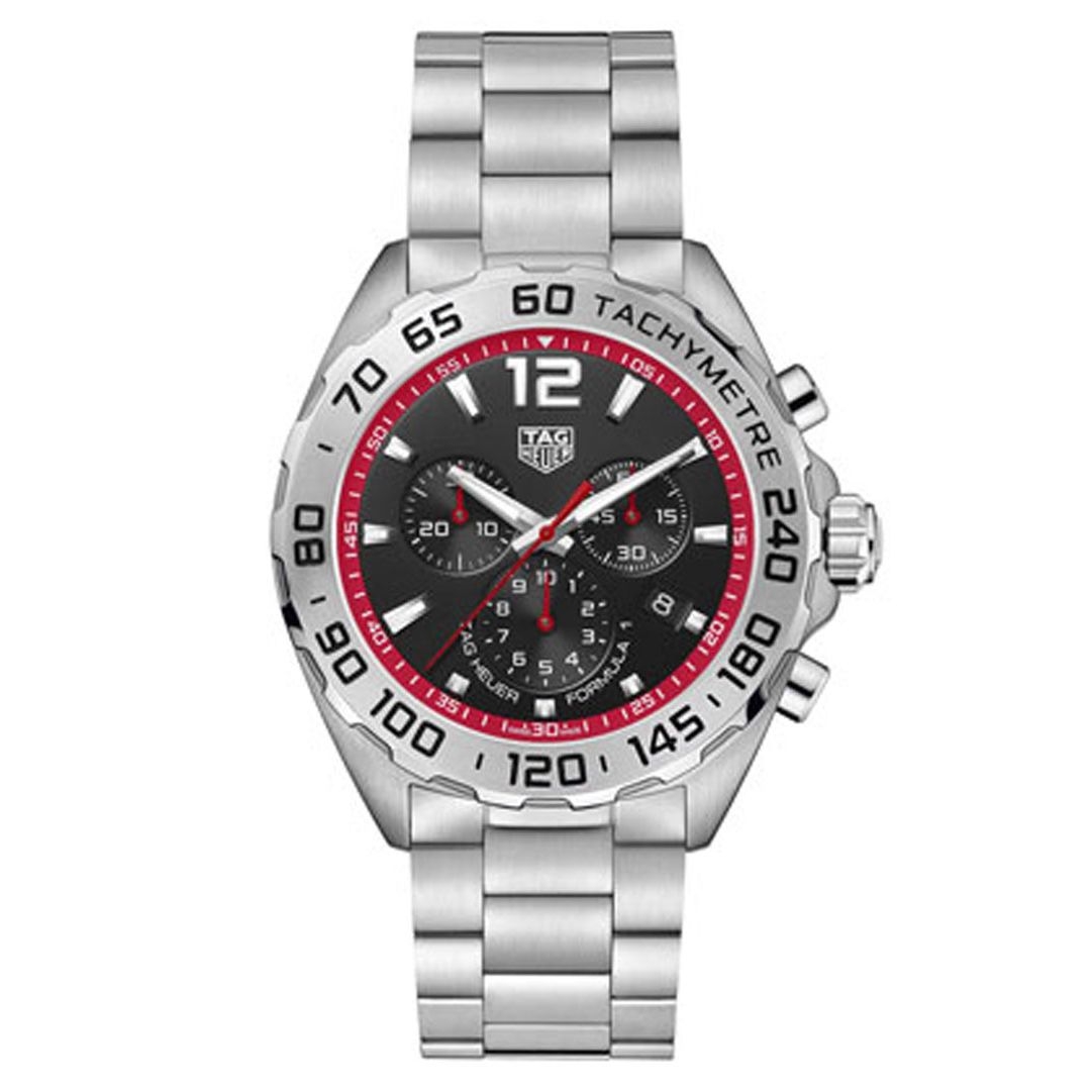 TAG Heuer CAZ101Y.BA0842 : Formula 1 Chronograph Quartz Stainless Steel / Racing Red / Bracelet