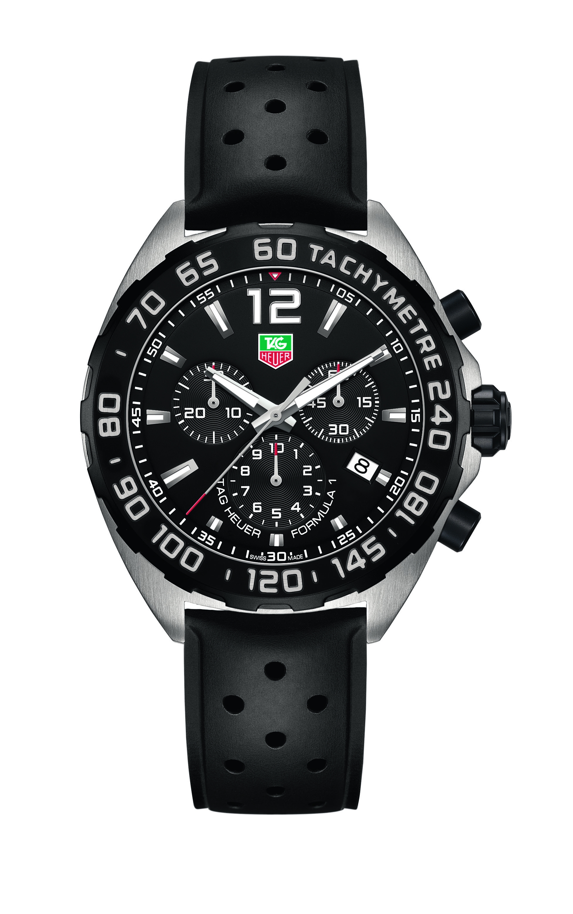 TAG Heuer CAZ1110.FT8023 : Formula 1 Chronograph Quartz 42 Stainless Steel / Black / Rubber