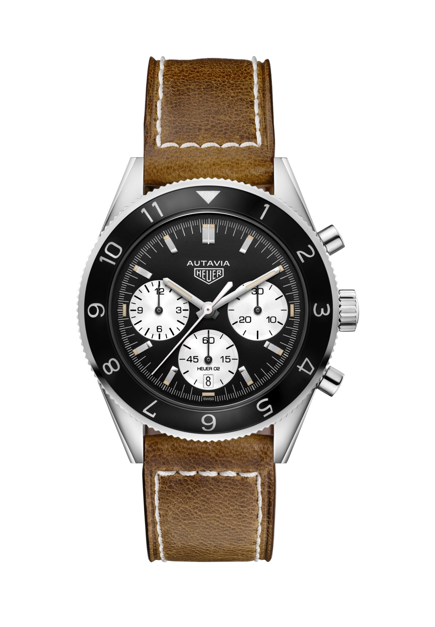 TAG Heuer CBE2110.FC8226 : Autavia Heuer 02 Stainless Steel / Inverted Panda / Strap