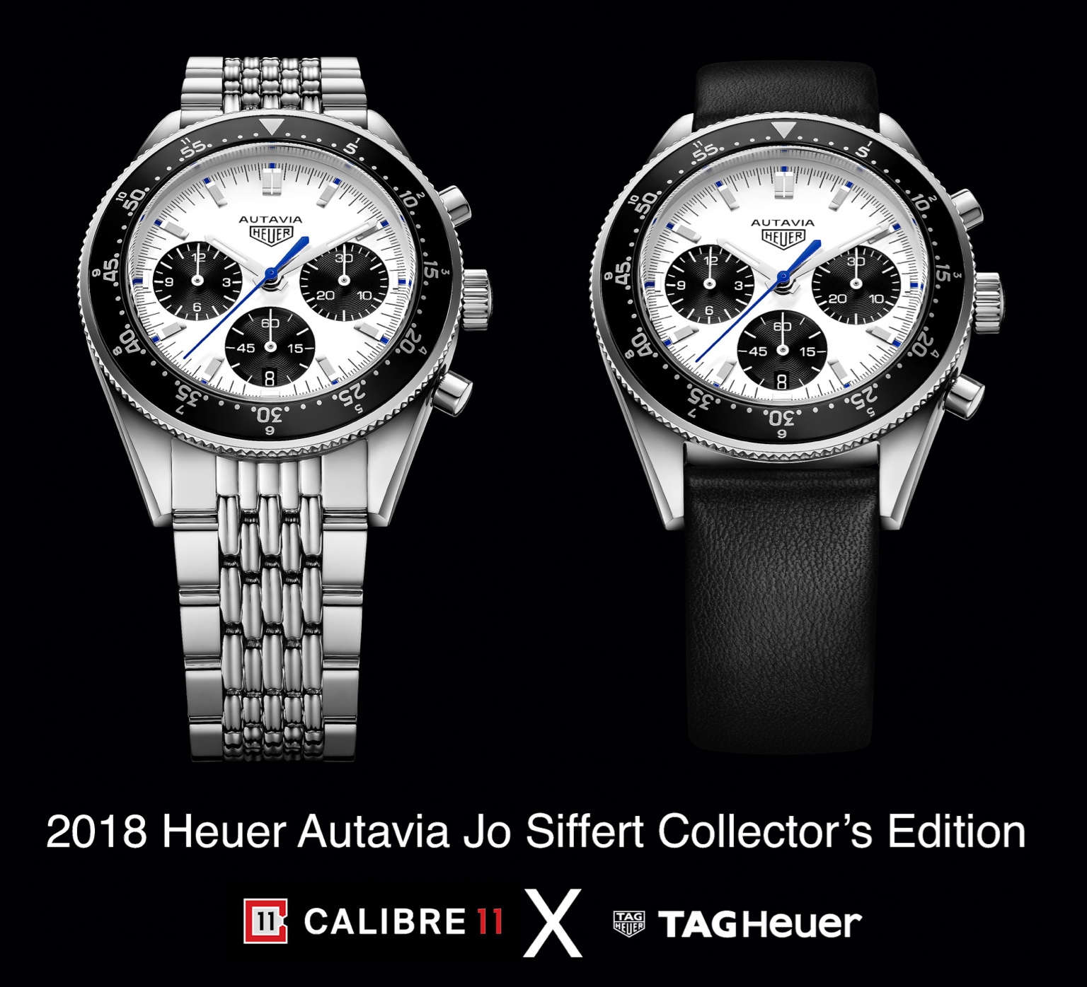 TAG Heuer CBE2114.BA0687 : Autavia Heuer 02 Stainless Steel / Panda / Bracelet / Jo Siffert