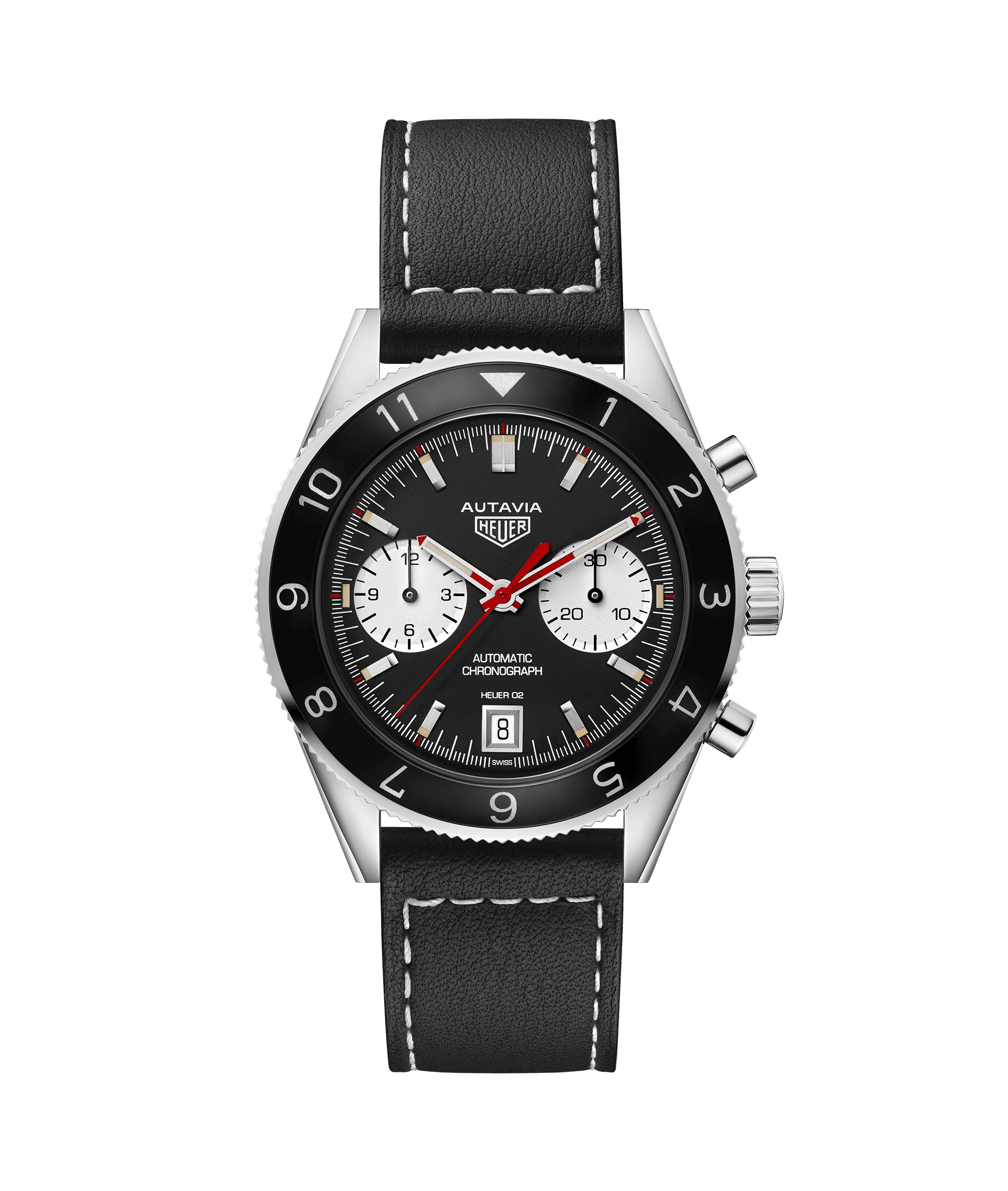 TAG Heuer CBE2118.FC8246 : Autavia Heuer 02 Stainless Steel / Inverted Panda / 1972 Edition