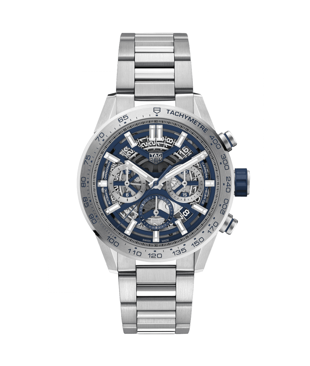 TAG Heuer CBG2019.BA0662 : Carrera Calibre Heuer 02 43 Stainless Steel / Skeleton / Japan
