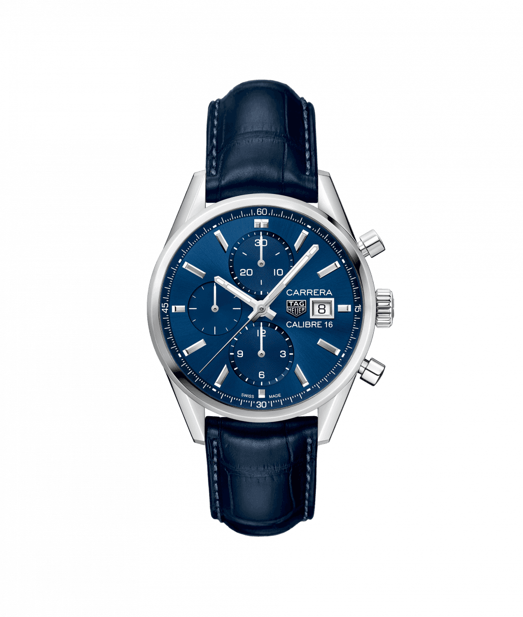 TAG Heuer CBK2112.FC6292 : Calibre 16 41 Stainless Steel / Blue / Alligator