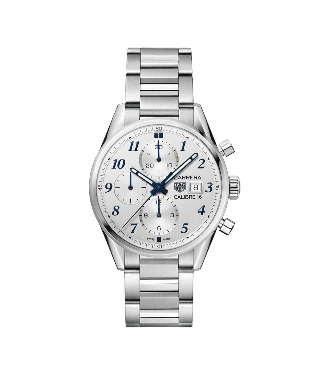 TAG Heuer CBK2114.BA0715 : Calibre 16 41 Stainless Steel / Silver Heritage / Bracelet