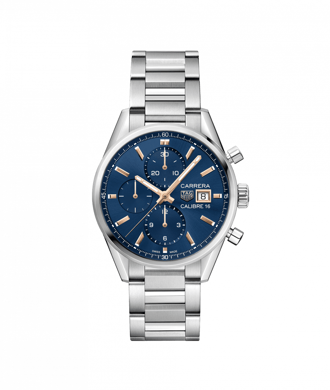 TAG Heuer CBK2115.BA0715 : Calibre 16 41 Stainless Steel / Blue / Bracelet