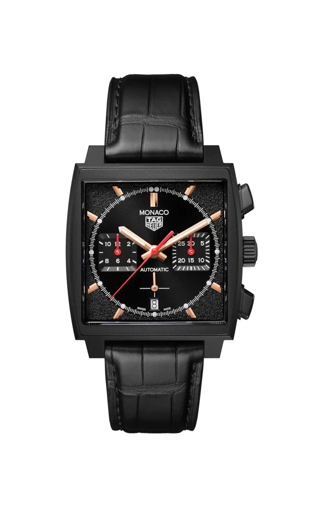 TAG Heuer CBL2180.FC6497 : Monaco Calibre Heuer 02 Titanium DLC / Black