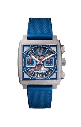 TAG Heuer CBL2182.FT6235 : Monaco Calibre Heuer 02 Titanium / Skeleton Racing - Blue