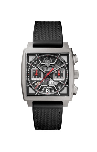 TAG Heuer CBL2183.FT6236 : Monaco Calibre Heuer 02 Titanium / Skeleton Racing - Red