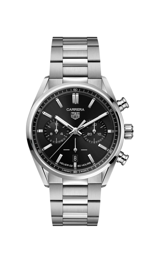 TAG Heuer CBN2010.BA0642 : Carrera Calibre Heuer 02 42 Stainless Steel / Black / Bracelet