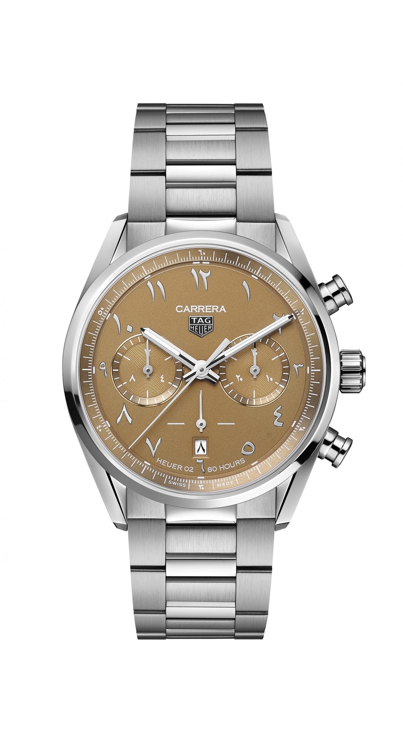 TAG Heuer CBN2015.BA0642 : Carrera Calibre Heuer 02 42 Stainless Steel / Qatar