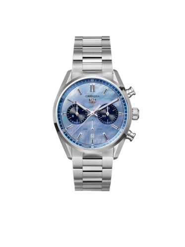 TAG Heuer CBN201E.BA0642 : Carrera Calibre Heuer 02 42 Stainless Steel / Blue MOP / Japan