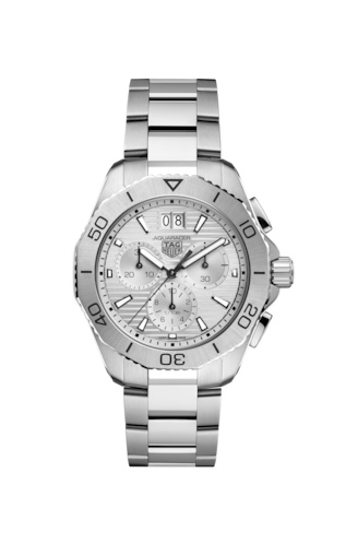 TAG Heuer CBP1111.BA0627 : Aquaracer Professional 200 Quartz Chronograph Big Date Stainless Steel / Silver