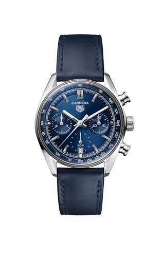 TAG Heuer CBS2212.FC6535 : Carrera Chronograph Glass Box Stainless Steel / Blue