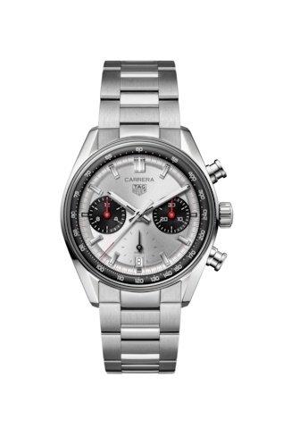 TAG Heuer CBS2216.BA0041 : Carrera Chronograph Glass Box Stainless Steel / Panda / Bracelet