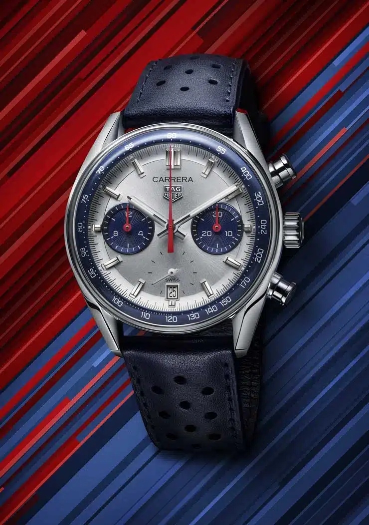 TAG Heuer CBS221G.FC6335 : Carrera Chronograph Glass Box Stainless Steel / Wempe Signature Collection