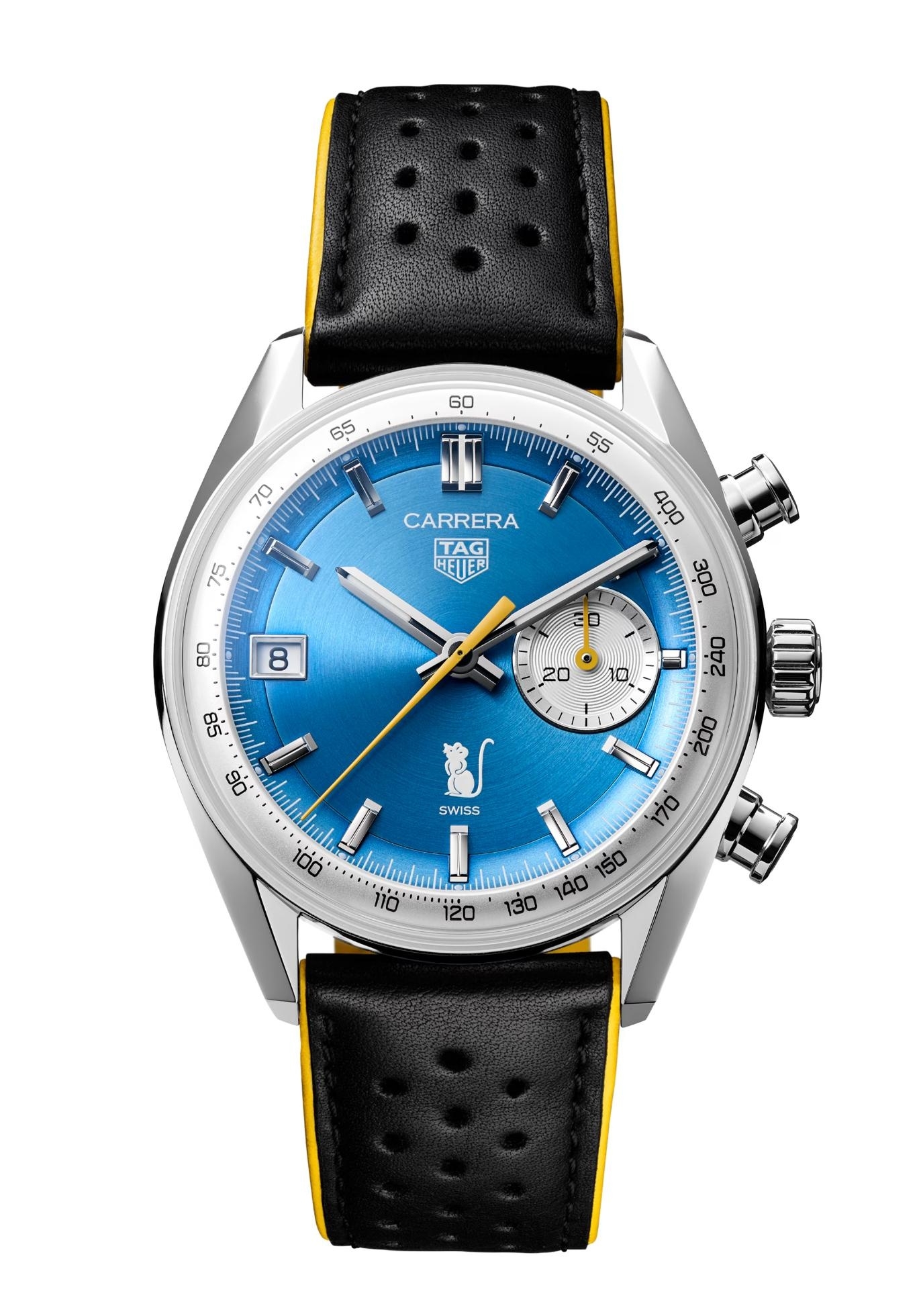 TAG Heuer CBS221K.FC8368 : Carrera Chronograph Dato Glass Box Thailand / White Mouse Racing Team