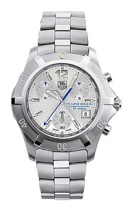 TAG Heuer CN111C.BA0337 : 2000 Exclusive Chronograph Quartz Stainless Steel / Alpine Ski World Championship St. Moritz