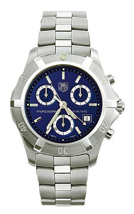 TAG Heuer CN111G.BA0337 : 2000 Exclusive Chronograph Quartz Stainless Steel / Blue