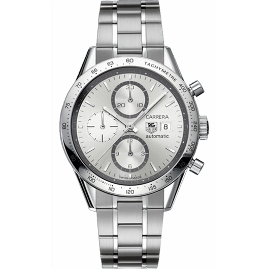 TAG Heuer CV2017.BA0794 : Carrera Calibre 16 41 Stainless Steel / Silver / Bracelet