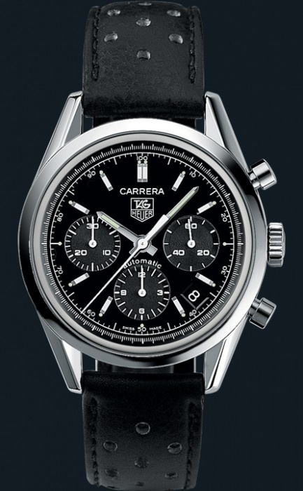 TAG Heuer CV2111.FC6182 : TAG Heuer Carrera Automatic Chronograph Stainless Steel / Black