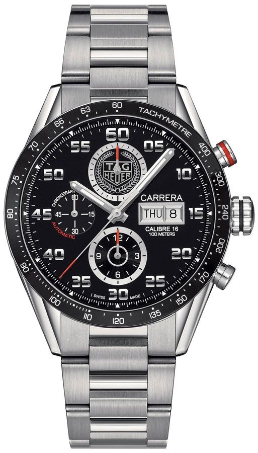 TAG Heuer CV2A1T.BA0738 : Carrera Calibre 16 Day Date 43 Stainless Steel / Ambassador