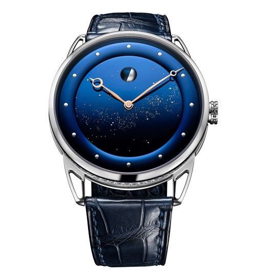 De Bethune DB25JLPS3V2 : DB25 Moon Phase Starry Sky Platinum / Diamond